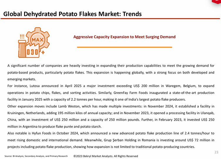 US$ 3.9 Bn Potato Flakes Market to Surge 70% by 2034