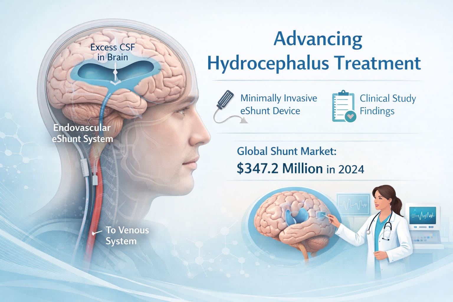 CereVasc eShunt Study Highlights Shift Toward Minimally Invasive Hydrocephalus Treatment Banner